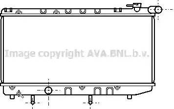 Ava Quality Cooling TO 2125 - Радіатор, охолодження двигуна autozip.com.ua