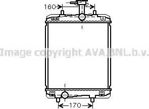 Ava Quality Cooling TO 2363 - Радіатор, охолодження двигуна autozip.com.ua