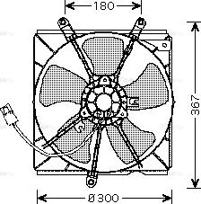 Ava Quality Cooling TO 7540 - Вентилятор, охолодження двигуна autozip.com.ua