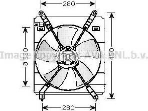 Ava Quality Cooling TO 7525 - Вентилятор, охолодження двигуна autozip.com.ua