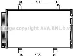 Ava Quality Cooling TOA5646D - Конденсатор, кондиціонер autozip.com.ua