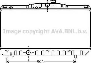 Ava Quality Cooling TOA2117 - Радіатор, охолодження двигуна autozip.com.ua