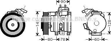 Ava Quality Cooling TO K448 - Компресор, кондиціонер autozip.com.ua