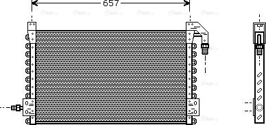 Ava Quality Cooling VL 5015 - Конденсатор, кондиціонер autozip.com.ua