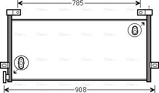 Ava Quality Cooling VL5081 - Конденсатор, кондиціонер autozip.com.ua