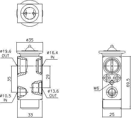 Ava Quality Cooling VL1178 - Розширювальний клапан, кондиціонер autozip.com.ua