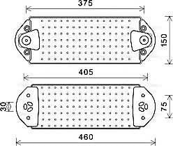 Ava Quality Cooling VL3078 - Масляний радіатор, рухове масло autozip.com.ua