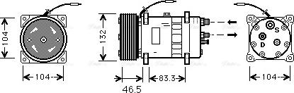 Ava Quality Cooling VLAK026 - Компресор, кондиціонер autozip.com.ua