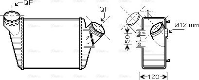 Ava Quality Cooling VN4219 - Интеркулер autozip.com.ua