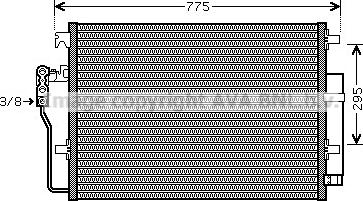 Ava Quality Cooling VN5277D - Конденсатор, кондиціонер autozip.com.ua