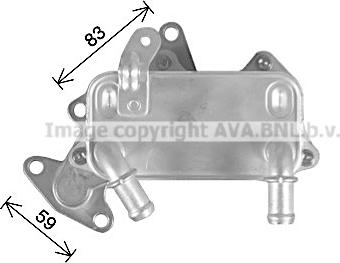 Ava Quality Cooling VN3430H - Масляний радіатор, автоматична коробка передач autozip.com.ua