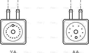 Ava Quality Cooling VN3148 - Масляний радіатор, рухове масло autozip.com.ua