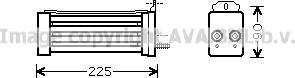 AVA VN3276 - Масляний радіатор, моторна олія autozip.com.ua