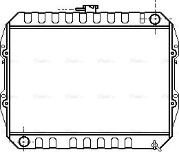 Ava Quality Cooling VN2090 - Радіатор, охолодження двигуна autozip.com.ua