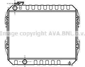 Ava Quality Cooling VN2088 - Радіатор, охолодження двигуна autozip.com.ua