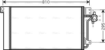 AVA VNA5236D - Конденсатор, кондиціонер autozip.com.ua