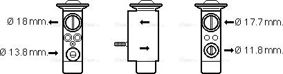 Ava Quality Cooling VO1162 - Розширювальний клапан, кондиціонер autozip.com.ua