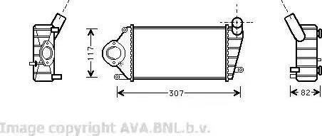 Ava Quality Cooling VW 4194 - Интеркулер autozip.com.ua