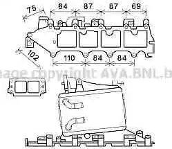 Ava Quality Cooling VW4357 - Интеркулер autozip.com.ua