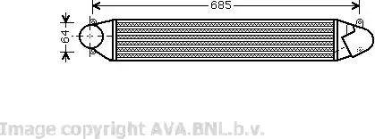 Ava Quality Cooling VW 4248 - Интеркулер autozip.com.ua