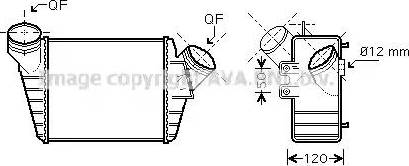 Ava Quality Cooling VW 4219 - Интеркулер autozip.com.ua