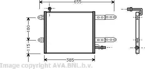 Ava Quality Cooling VW 5150 - Конденсатор, кондиціонер autozip.com.ua