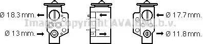 Ava Quality Cooling VW1311 - Розширювальний клапан, кондиціонер autozip.com.ua