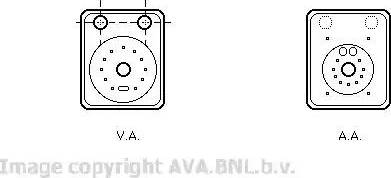 Ava Quality Cooling VW3093 - Масляний радіатор, рухове масло autozip.com.ua