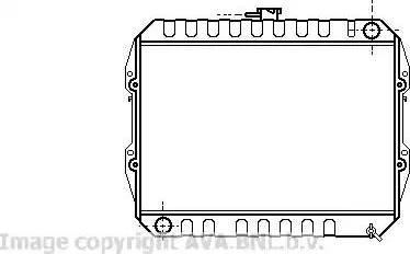 Ava Quality Cooling VW 2090 - Радіатор, охолодження двигуна autozip.com.ua