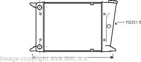 Ava Quality Cooling VW 2006 - Радіатор, охолодження двигуна autozip.com.ua