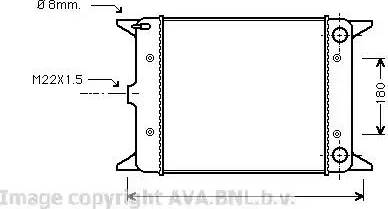 Ava Quality Cooling VW 2003 - Радіатор, охолодження двигуна autozip.com.ua