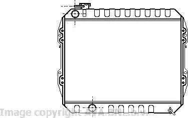 Ava Quality Cooling VW 2088 - Радіатор, охолодження двигуна autozip.com.ua