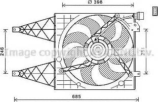 Ava Quality Cooling VW7532 - Вентилятор, охолодження двигуна autozip.com.ua