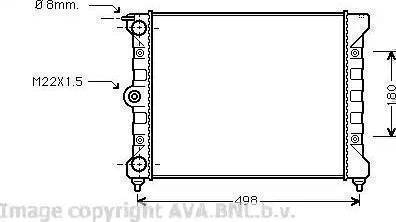 Magneti Marelli 350213201003 - Радіатор, охолодження двигуна autozip.com.ua