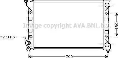 BEHR HELLA SERVICE 8MK 376 713-351 - Радіатор, охолодження двигуна autozip.com.ua