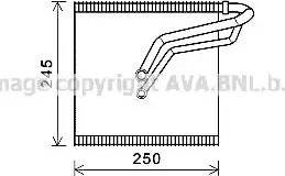 Ava Quality Cooling VWV387 - Випарник, кондиціонер autozip.com.ua