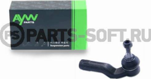 Aywiparts AW1310457L - Наконечник рульової тяги, кульовий шарнір autozip.com.ua