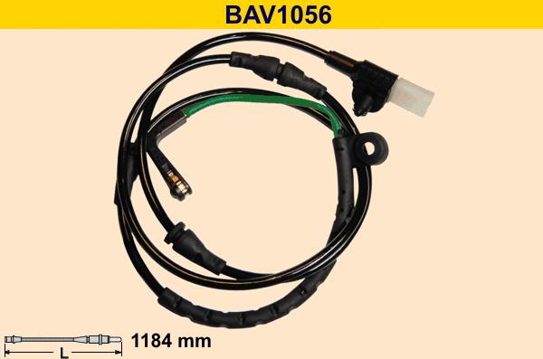 Barum BAV1056 - Сигналізатор, знос гальмівних колодок autozip.com.ua