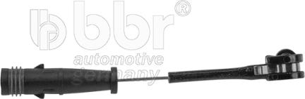 BBR Automotive 001-10-08339 - Сигналізатор, знос гальмівних колодок autozip.com.ua