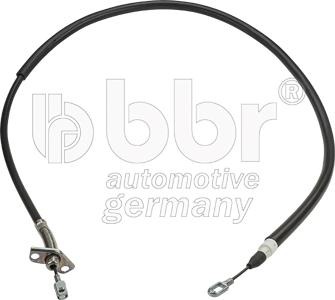 BBR Automotive 001-10-18155 - Трос, гальмівна система autozip.com.ua