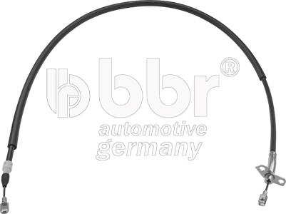 BBR Automotive 001-10-18156 - Трос, гальмівна система autozip.com.ua