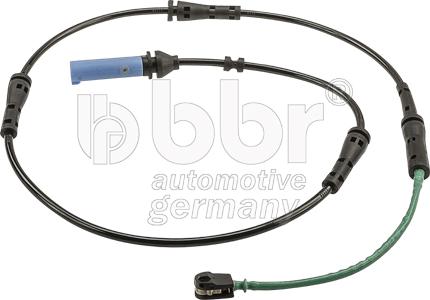 BBR Automotive 001-10-24220 - Сигналізатор, знос гальмівних колодок autozip.com.ua