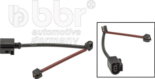 BBR Automotive 001-10-25921 - Сигналізатор, знос гальмівних колодок autozip.com.ua