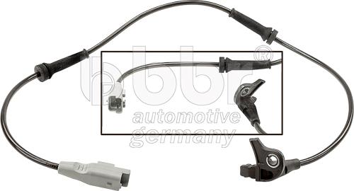 BBR Automotive 001-10-25233 - Датчик ABS, частота обертання колеса autozip.com.ua