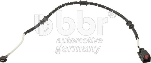 BBR Automotive 001-10-26343 - Сигналізатор, знос гальмівних колодок autozip.com.ua