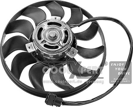 BBR Automotive 002-60-00158 - Вентилятор, охолодження двигуна autozip.com.ua