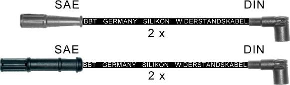 BBT ZK1307 - Комплект проводів запалювання autozip.com.ua