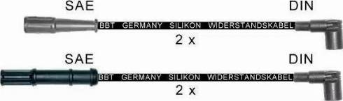 BBT ZK1317 - Комплект проводів запалювання autozip.com.ua