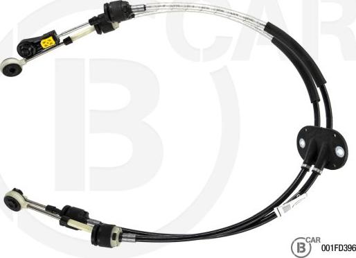 B CAR 001FD396 - Трос, ступінчаста коробка передач autozip.com.ua
