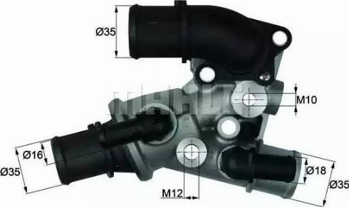 BEHR TI 120 80D - Термостат, охолоджуюча рідина autozip.com.ua